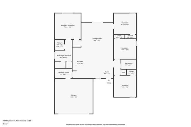 167 Big Sioux Dr in Poinciana, FL - Building Photo - Building Photo