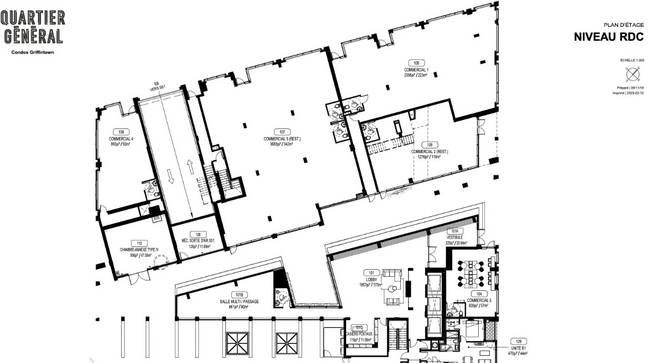 Quartier Général à Griffintown in Montréal, QC - Building Photo - Floor Plan