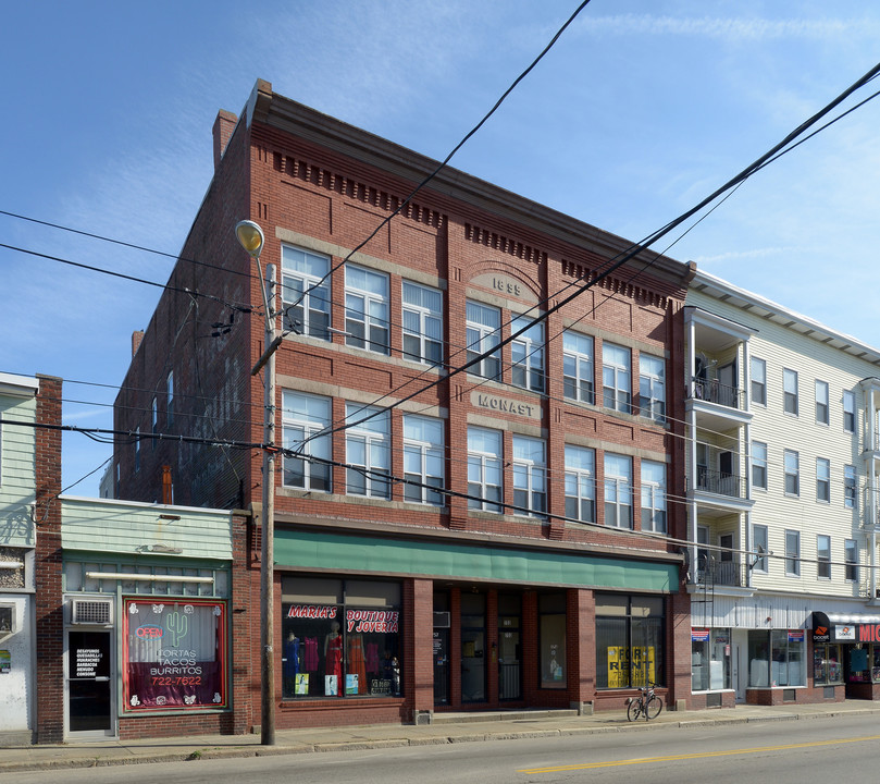 Monast Building in Central Falls, RI - Building Photo