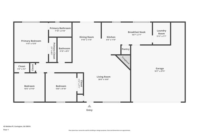 45 Weldon Pl in Covington, GA - Foto de edificio - Building Photo