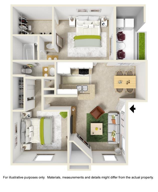 The Hudson in Corpus Christi, TX - Building Photo - Floor Plan