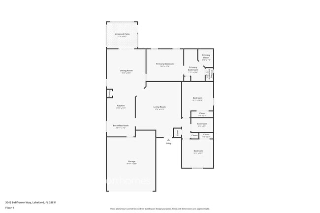 3042 Bellflower Way in Lakeland, FL - Foto de edificio - Building Photo