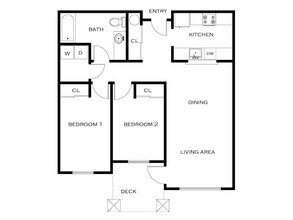 Center Village in Portland, OR - Foto de edificio - Floor Plan