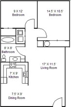 Stonehedge Court in Woodburn, OR - Foto de edificio - Floor Plan