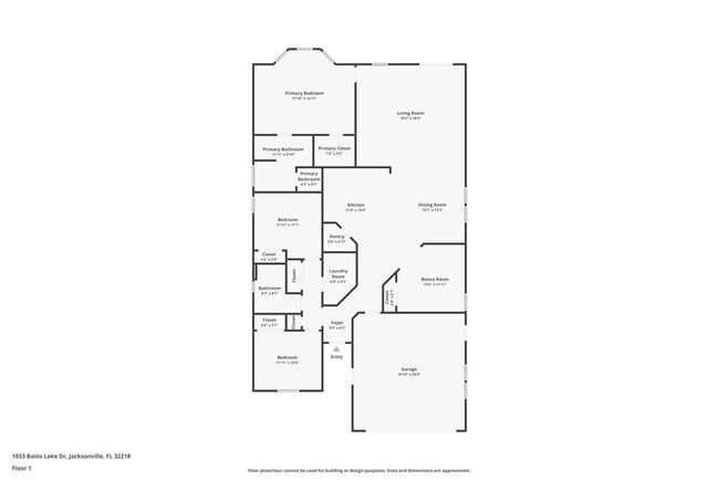 1033 Bains Lake Dr in Jacksonville, FL - Foto de edificio - Building Photo