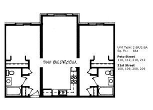 Regency House (55 & Older) in Manitowoc, WI - Foto de edificio - Floor Plan