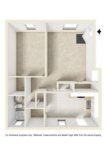 Brentwood Apartments in Decatur, GA - Foto de edificio - Floor Plan