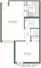 Evergreen Square - 62+ Senior Housing in Milwaukee, WI - Foto de edificio - Floor Plan