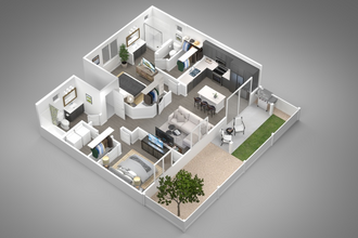 Tavalo Cotton Lane in Litchfield Park, AZ - Foto de edificio - Floor Plan