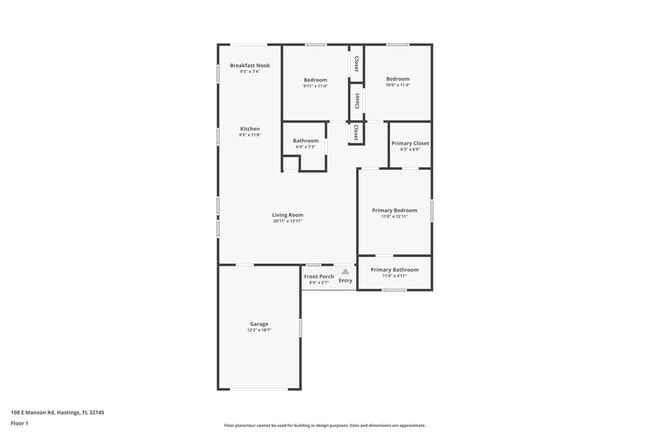 108 E Manson Rd in Hastings, FL - Foto de edificio - Building Photo