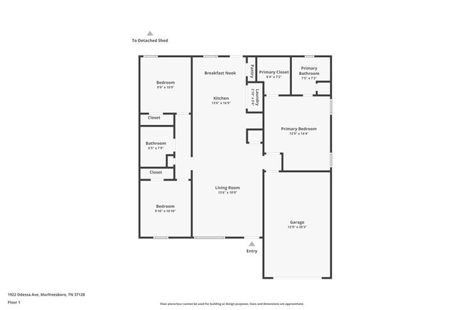 1922 Odessa Ave in Murfreesboro, TN - Building Photo - Building Photo