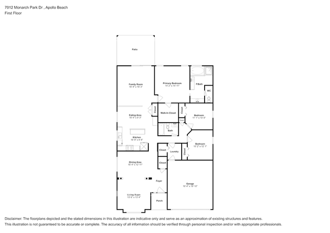 7012 Monarch Park Dr in Apollo Beach, FL - Foto de edificio - Building Photo