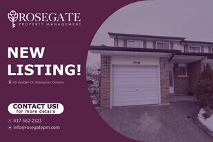 Spacious 3-Bedroom Condo Townhouse with Garage, Backyard & Internet Included – Brampton in Brampton, ON - Building Photo