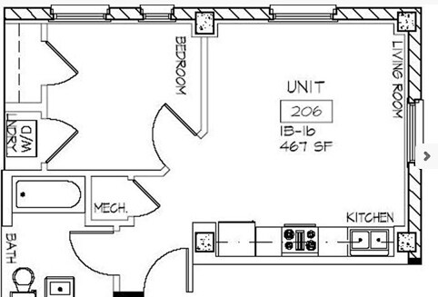 Drake Hotel Apartments in Carthage, MO - Building Photo - Floor Plan