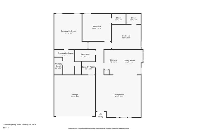 1159 Whispering Meadows in Crowley, TX - Building Photo - Building Photo