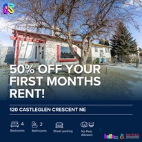 120 Castleglen Crescent NE in Calgary, AB - Building Photo