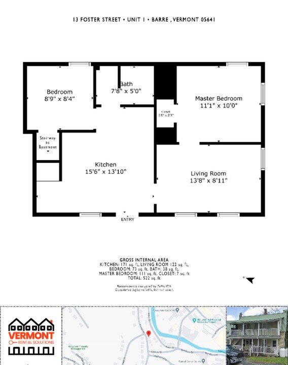 13 Foster St-Unit -1 in Barre, VT - Building Photo