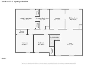 2532 Braintree Dr in High Ridge, MO - Foto de edificio - Building Photo