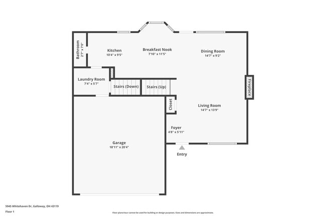 5945 Whitehaven Dr in Galloway, OH - Building Photo - Building Photo