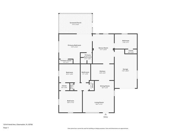 1314 Friend Ave in Clearwater, FL - Foto de edificio - Building Photo