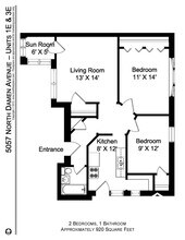 5057 N Damen Ave, Unit 1E in Chicago, IL - Foto de edificio - Building Photo