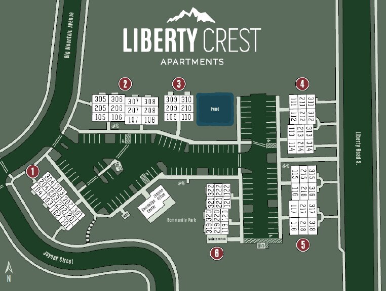 LIBERTY CREST APARTMENTS in Salem, OR - Building Photo