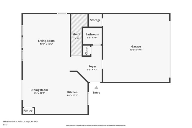 5836 Sierra Cliff St in North Las Vegas, NV - Foto de edificio - Building Photo