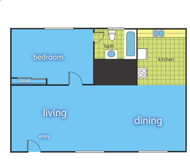 Aztec Lofts Apartments in San Diego, CA - Foto de edificio - Floor Plan
