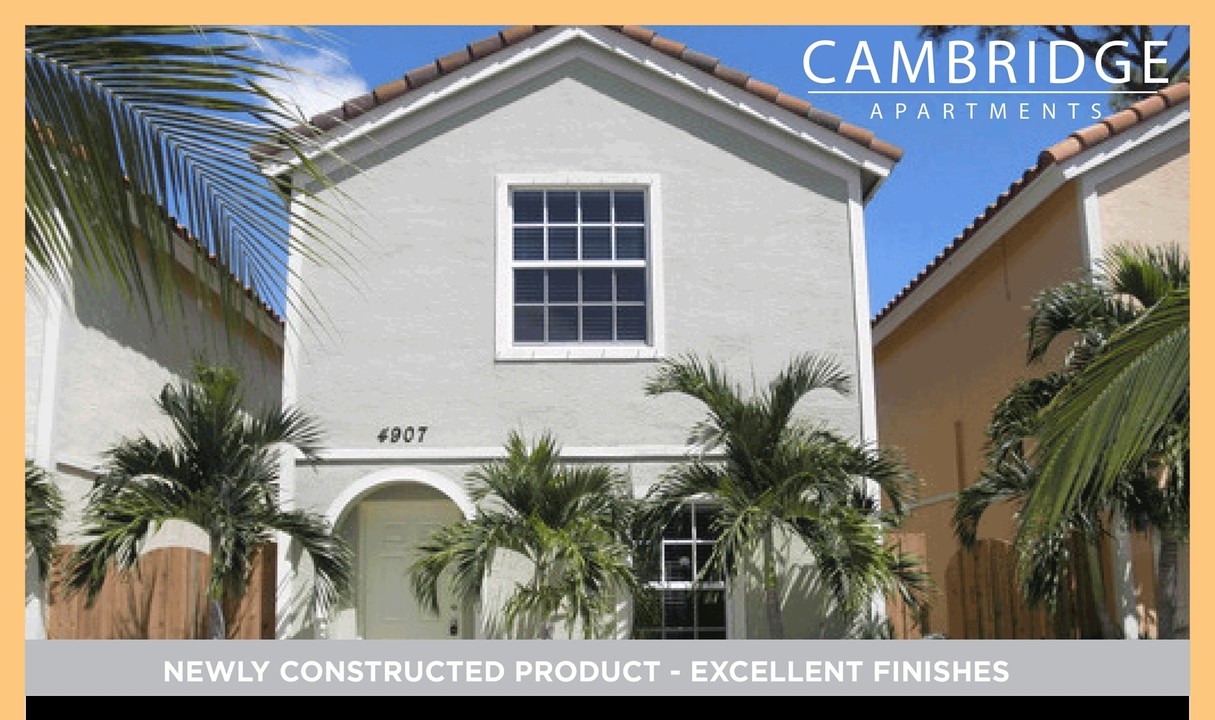 4824-4910 Cambridge St in Lake Worth, FL - Foto de edificio