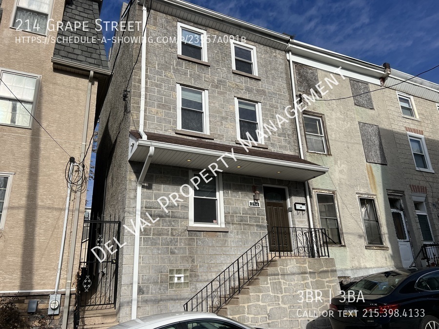 214 Grape St in Philadelphia, PA - Building Photo