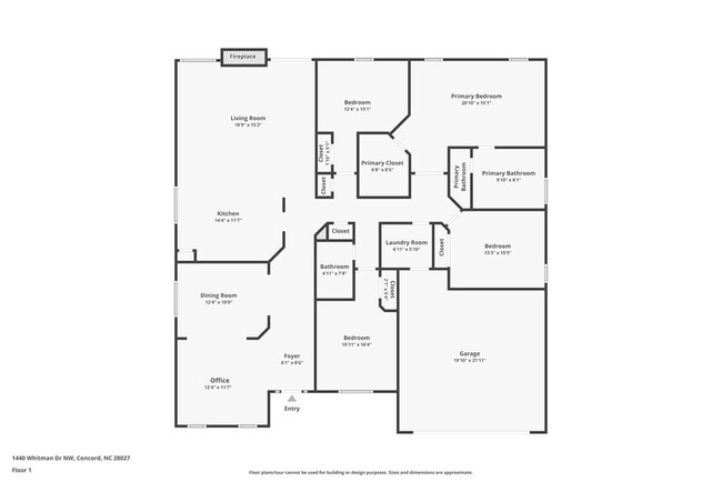 1440 Whitman Dr NW in Concord, NC - Building Photo - Building Photo