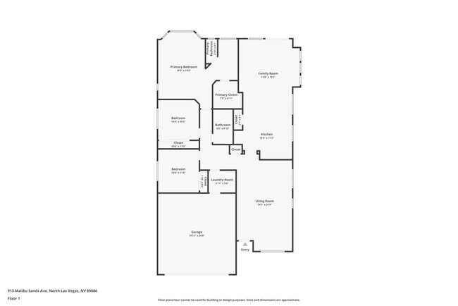 913 E Malibu Sands Ave in North Las Vegas, NV - Foto de edificio - Building Photo