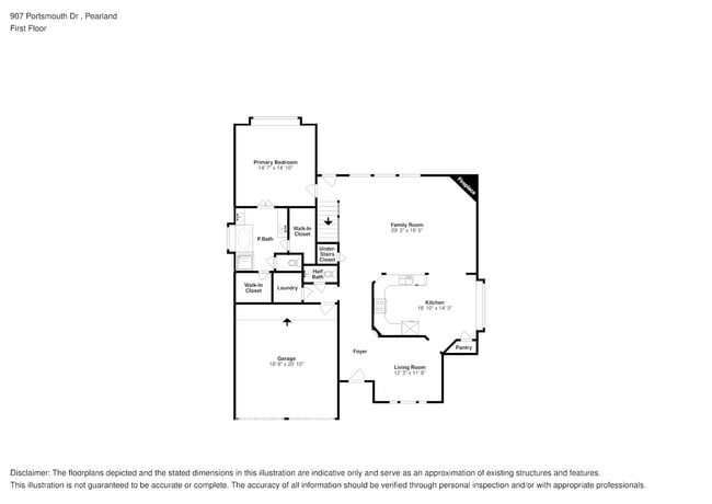 907 Portsmouth Dr in Pearland, TX - Foto de edificio - Building Photo