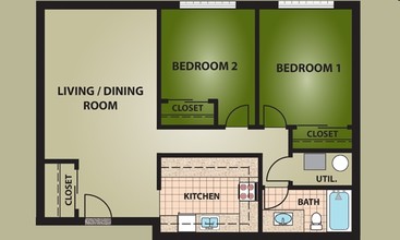 Forest Glade Apartments in Georgetown, OH - Building Photo - Floor Plan