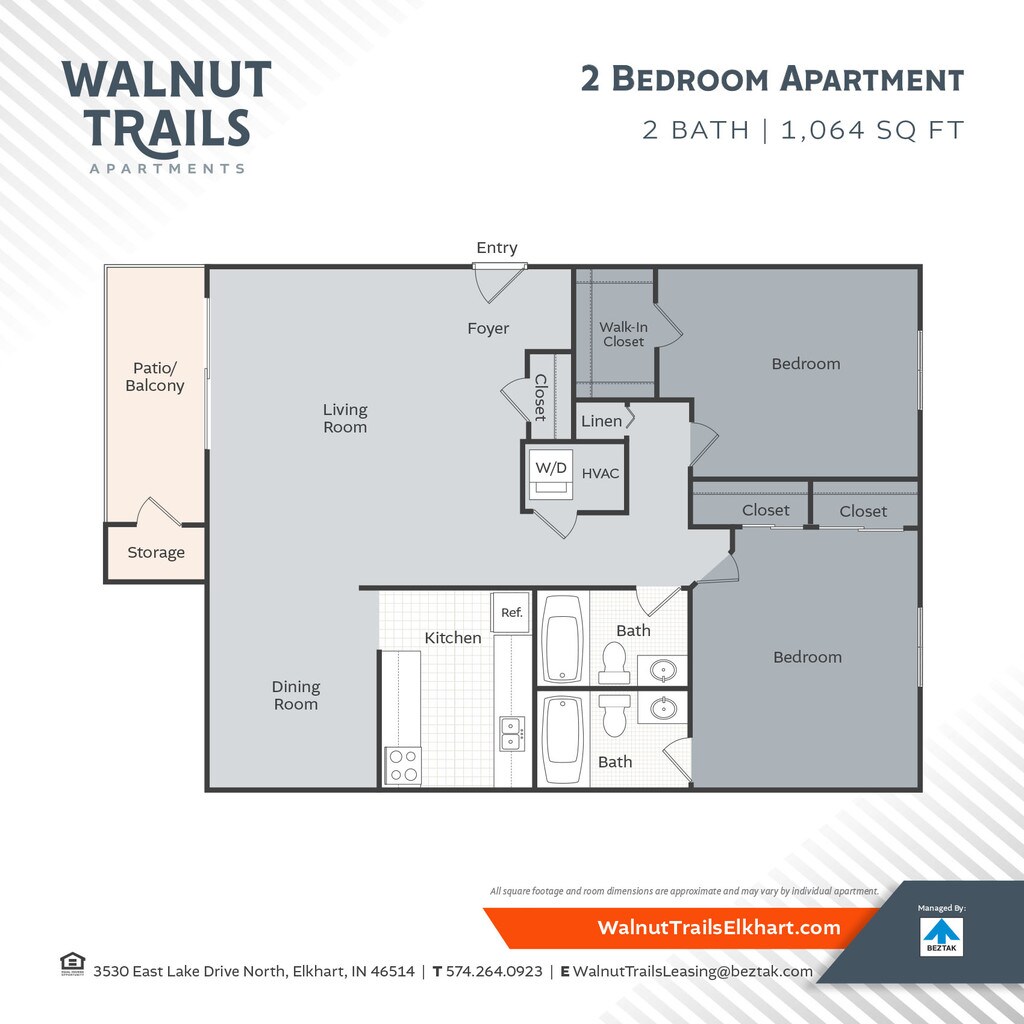 Walnut Trails Apartments in Elkhart, IN