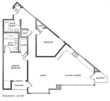 The Century in San Francisco, CA - Foto de edificio - Floor Plan