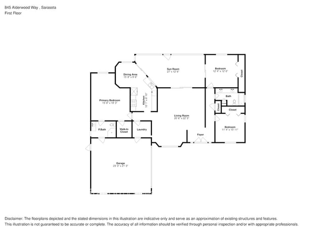 845 Alderwood Way in Sarasota, FL - Foto de edificio - Building Photo