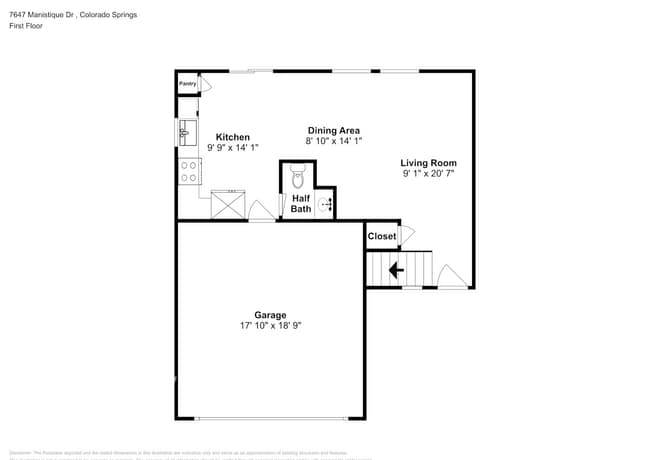 7647 Manistique Dr in Colorado Springs, CO - Foto de edificio - Building Photo