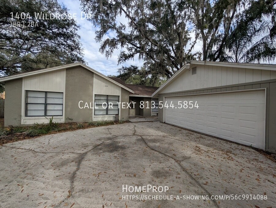 1404 Wildrose Dr in Lutz, FL - Building Photo