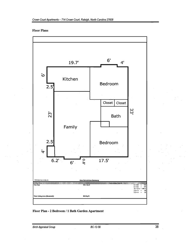 Crown Court Apartments in Raleigh, NC - Building Photo - Floor Plan