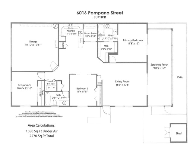 6016 Pompano St in Jupiter, FL - Building Photo - Building Photo
