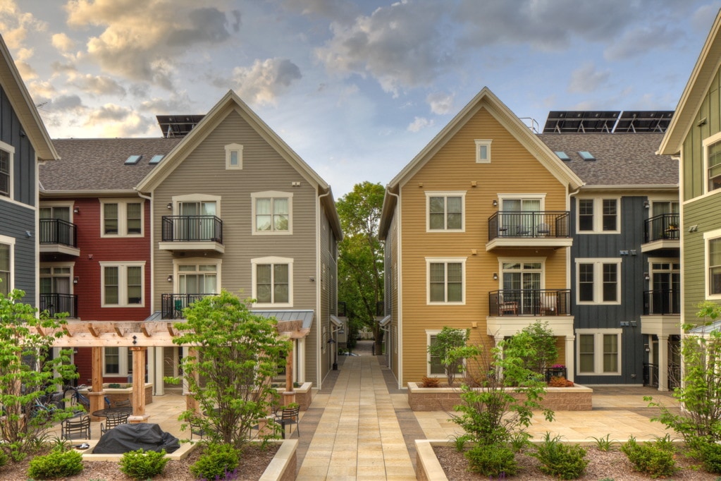 City Row in Madison, WI - Building Photo