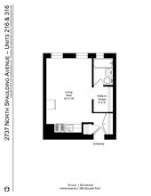 2747 N Spaulding Ave, Unit 316 in Chicago, IL - Building Photo - Building Photo