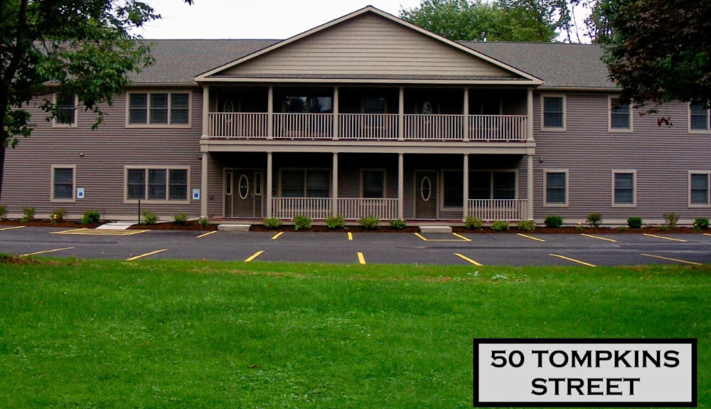 Cornerstone Suites - 50-52 Tompkins St in Cortland, NY - Building Photo