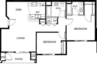 Falls Creek in Coeur d'Alene, ID - Foto de edificio - Floor Plan