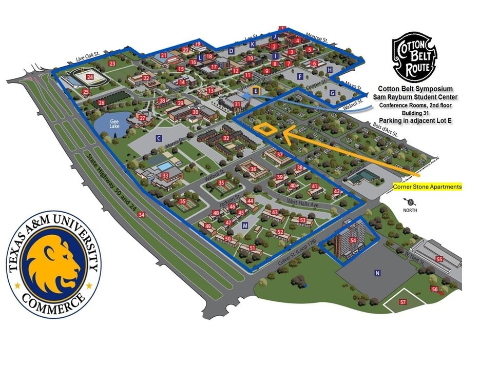 Corner Stone Apartments in Commerce, TX - Building Photo