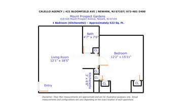 Mount Prospect Gardens in Newark, NJ - Building Photo - Floor Plan