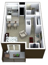 Wimbledon Gardens in Portland, OR - Building Photo - Floor Plan