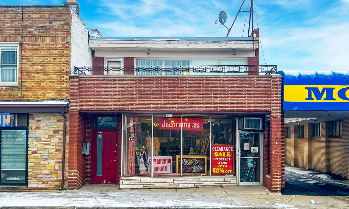 6037 W Belmont Ave in Chicago, IL - Building Photo