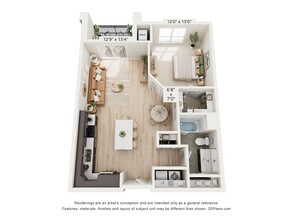 Hideaway Heights in Middleton, WI - Foto de edificio - Floor Plan